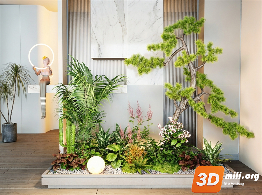 Mini Garden Skp Files 